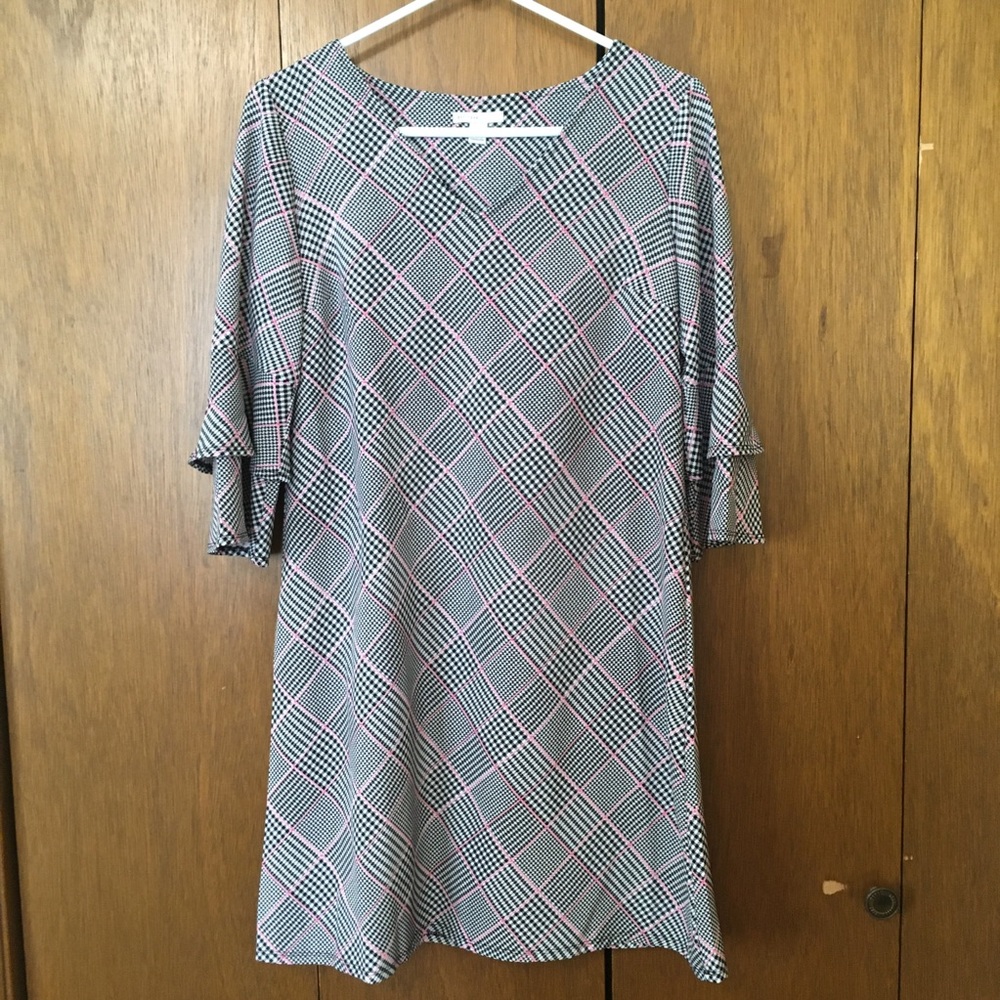 Ruffle Sleeve Dress